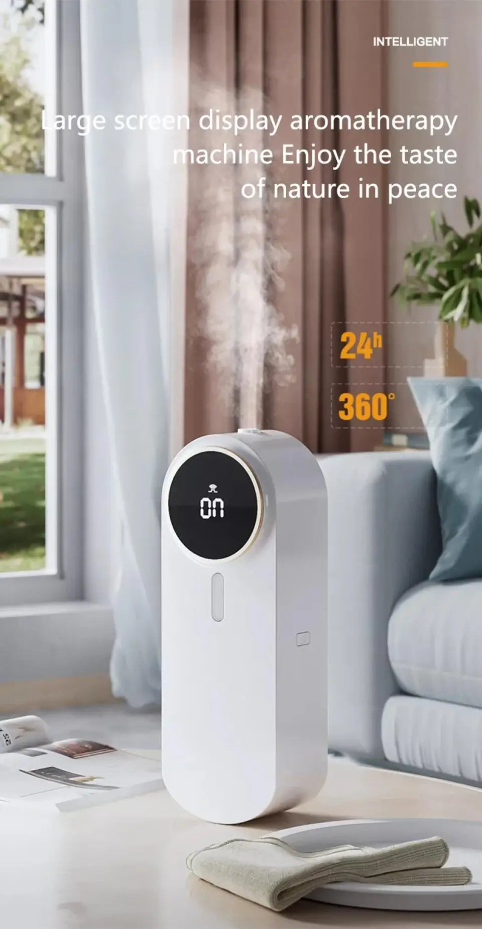 Humidifier Aromatherapy Machine Hotel Air Purifiers Home Aroma Smell Disperser Air Freshener Perfume Diffuser for Essential Oil