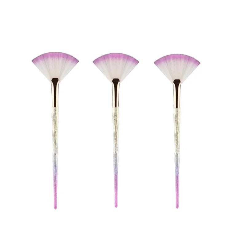 Highlighter brush makeup accessories Cosmetics Fan Shape Makeup Brush highlighter makeup brush Powder Brush