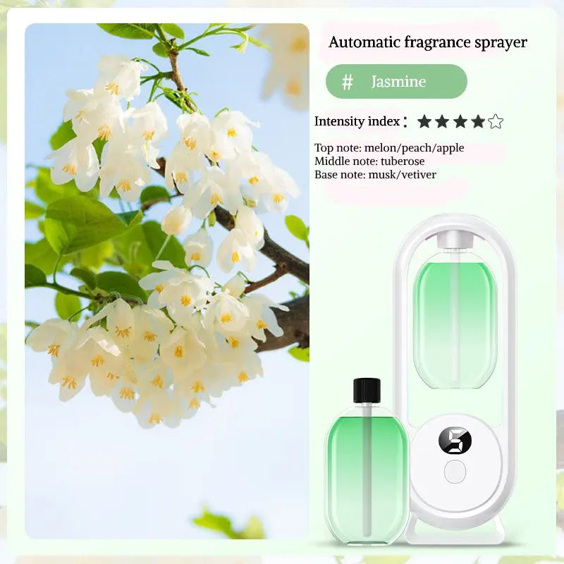 Digital Aromatherapy Diffuser with Mood Light 1000mAh Auto Spray 5 Modes Timer Humidifier for Sleep Essential Oil Diffuser 50ml