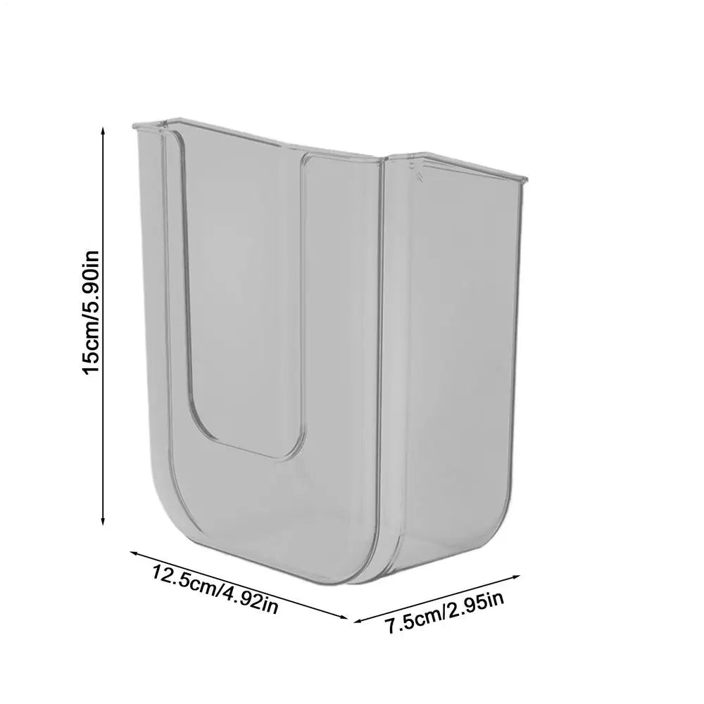 Tissue Box Bathroom Non Perforated Wall Mounted Wet Tissue Storage Box with Large Opening and Strong Load-bearing Capacity