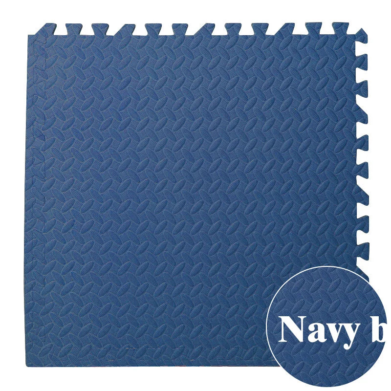 1-16Pcs 30*30cm Sports Gym Mat, Eva Foam Mats for Floor Leaf Grain Floor Mats Yoga Fitness Non-Slip Splicing Rugs Shock Play Mat