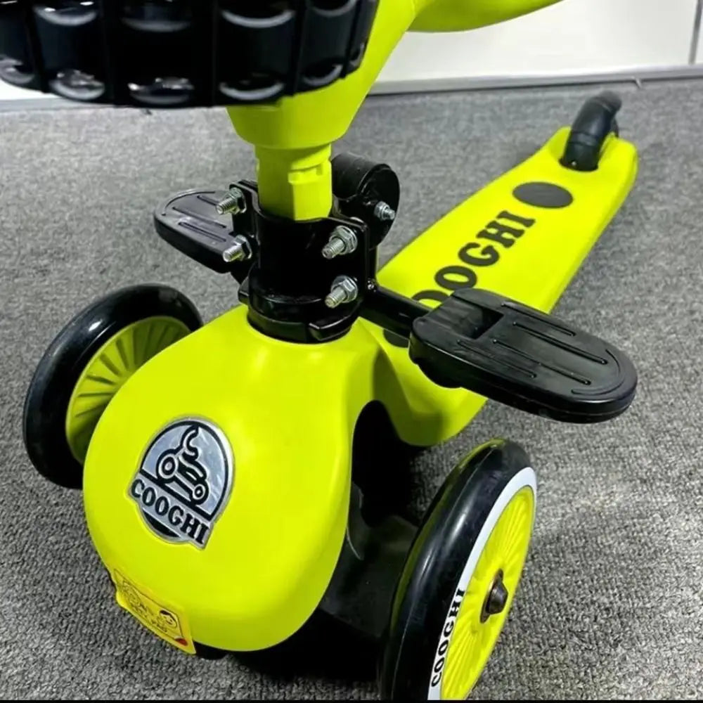 Toddler Balance Bike Footrest with Folding Foot Pegs Universal for Kick Scooters with Seat Push No Pedal Balance Bicycle