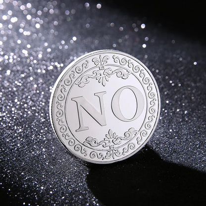 Yes/No Coins Help Decide Collectible Toys Exciting Coin-plated Souvenirs for Children's Holiday Gifts