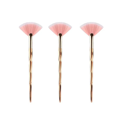 Highlighter brush makeup accessories Cosmetics Fan Shape Makeup Brush highlighter makeup brush  Powder Brush