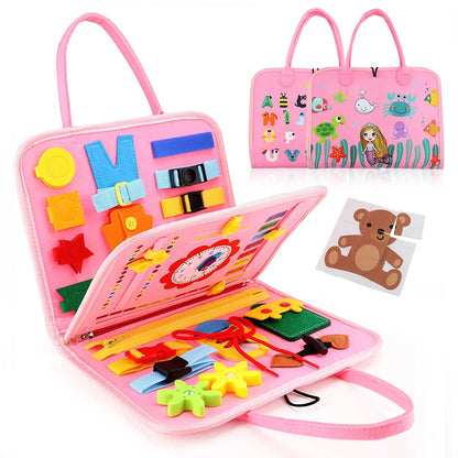 Travel Toys Busy Board – Sensory Activity Learning Board for Toddlers