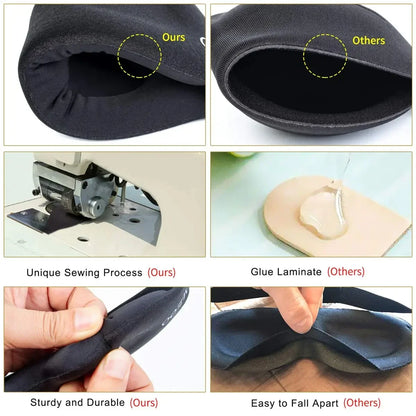 3D Contoured Eye Mask – Light Blocking Sleep Mask for Women & Men