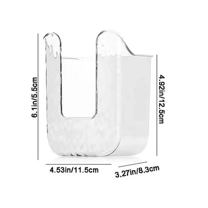 Tissue Box Bathroom Non Perforated Wall Mounted Wet Tissue Storage Box with Large Opening and Strong Load-bearing Capacity