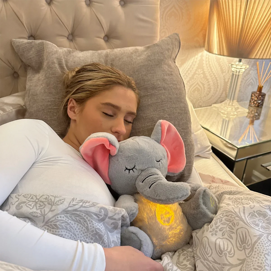 4 Modes Baby Breathing Soothing Elephant Plush Toy