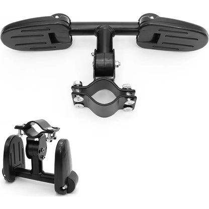 Toddler Balance Bike Footrest with Folding Foot Pegs Universal for Kick Scooters with Seat Push No Pedal Balance Bicycle