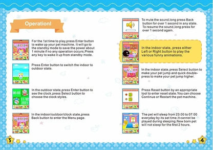 Tamagotchi Electronic Virtual Pet With Color Screen Game Pocket Interactive Virtual Pet Dating Game Machine Kids Game Toys Girls