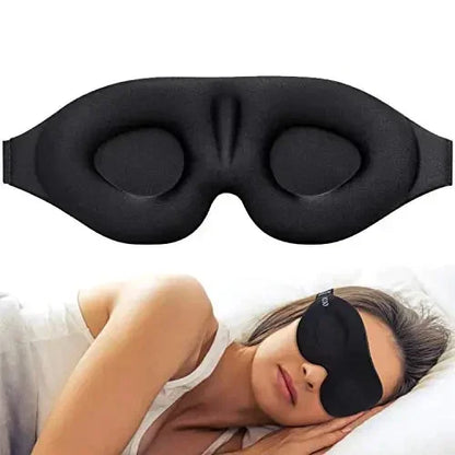 3D Contoured Eye Mask – Light Blocking Sleep Mask for Women & Men