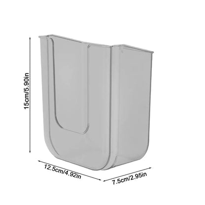 Tissue Box Bathroom Non Perforated Wall Mounted Wet Tissue Storage Box with Large Opening and Strong Load-bearing Capacity