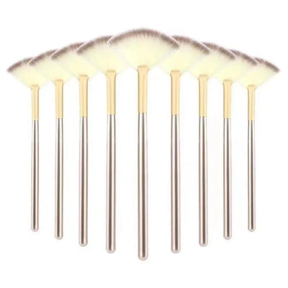 Highlighter brush makeup accessories Cosmetics Fan Shape Makeup Brush highlighter makeup brush  Powder Brush