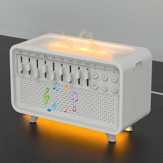 SleepMist Humidifier -Bluetooth White Noise Machine with Aroma Diffuser