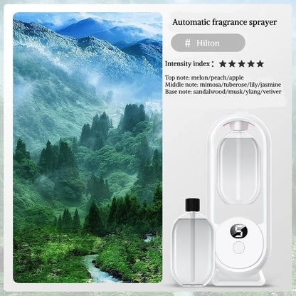 Digital Aromatherapy Diffuser with Mood Light 1000mAh Auto Spray 5 Modes Timer Humidifier for Sleep Essential Oil Diffuser 50ml
