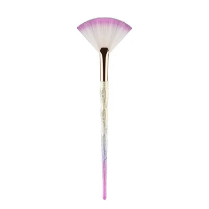 Highlighter brush makeup accessories Cosmetics Fan Shape Makeup Brush highlighter makeup brush  Powder Brush