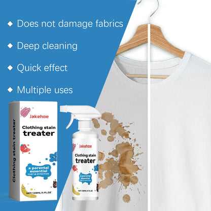120ml Stain Remover Spray Effectively Clean Stubborn Stains Eliminate Odor Remove Yellowing & Whitening No Irritation No Residue