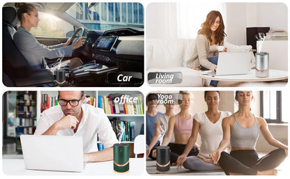 Flavoring Diffuser Car Air Fresheners HD Digital Display Portable Waterless Room Fragrance Diffuser For Home Office Bedroom